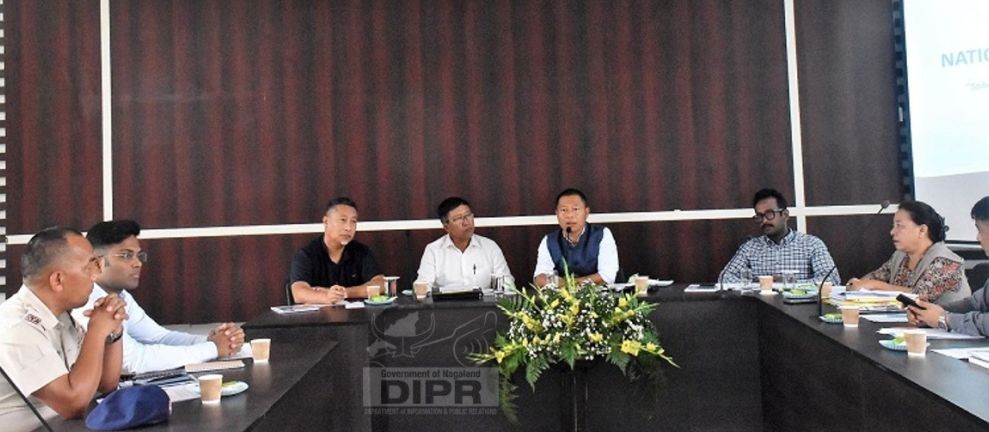 Members of the Kohima DPDB during the meeting on July 17.